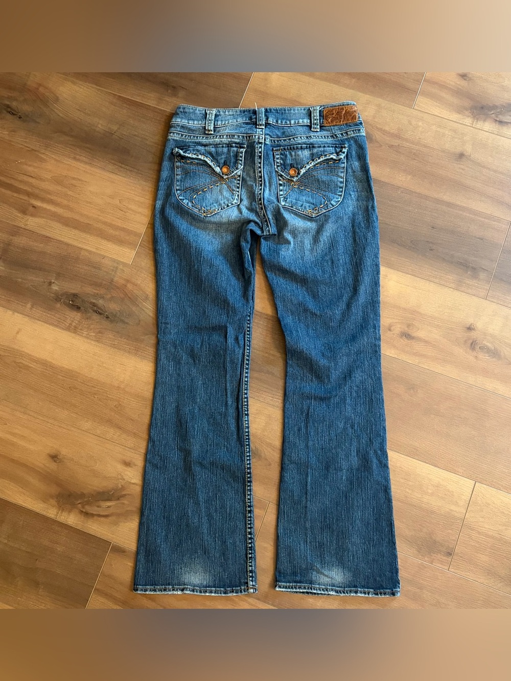 Silver Suki Surplus Bootcut Flare Jeans Women's 31x32 Blue Denim Stretch Y2K Low - Picture 5 of 7